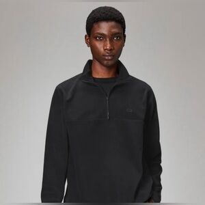 Addis Fleece Black Half-Zip Pullover